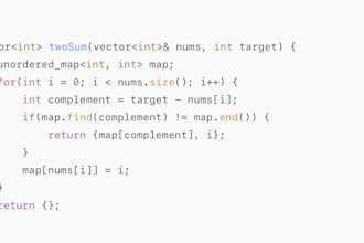 solve cpp coding problems or data structure assignments with explanations