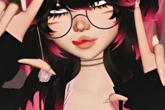 edit, create 3d vrchat avatar furry nsfw vrm vtuber model for vseeface animaze