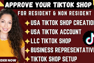 create usa tiktok shop us tiktok account usa tiktok shop business representative