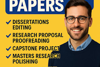 proofread for phd masters capstone project, dissertations or research proposals