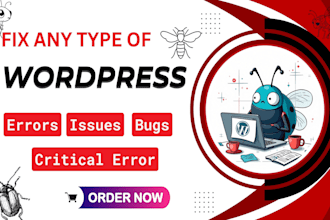 fix wordpress errors, woocommerce bugs, site speed, and performance issues