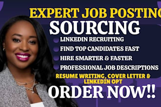 post jobs and source top candidates on linkedin and job boards