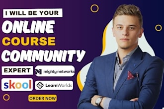 setup online community on skool mighty networks circle so podia kajabi