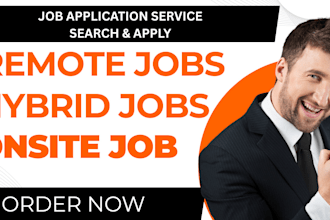 professionally search and apply to tailored remote and onsite jobs for you