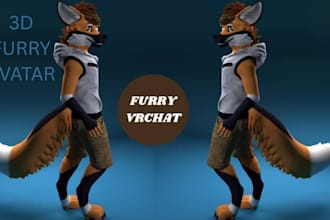 do 3d furry VR chat avatar furry nsfw avatar vrchat avatar vrchat avatar fursona