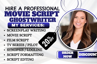 ghostwrite movie script screenplay film script screenwriting script editing