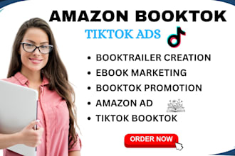 do viral tiktok booktok video promotion amazon kindle book promotion children
