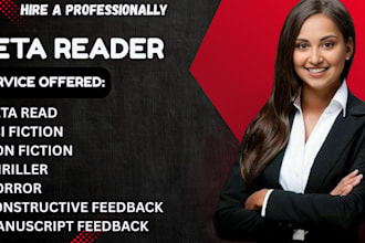 beta read thriller,horror,critique,fantasy your manuscript,sci friction