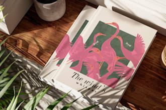 create an artistic and soulful design for your book cover