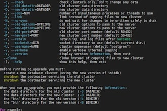 do upgradation of postgresql and mysql upgradtion