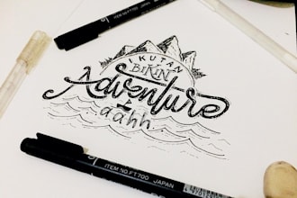do mountain outdoor camping hiking vintage adventure logo