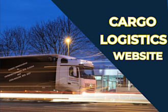 build logistics, trucking website, cargo, towing  freight broker moving company