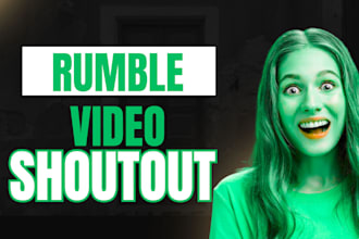 boost your rumble channel with organic shoutout  active audience