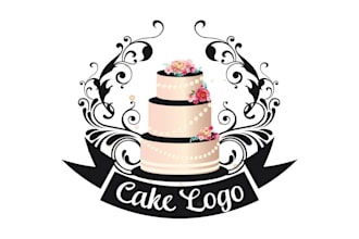 create a unique bakery logo for your bakery or restaurant dessert business