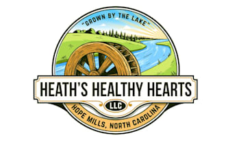 design modern attractive water wheel logo for your company