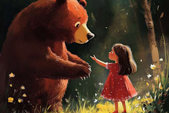 design children book cover illustration and kids