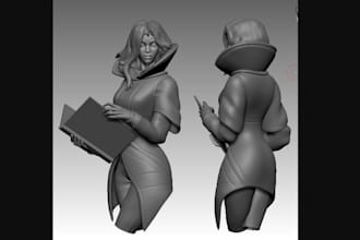 model 3d realistic character for game, blender 3d texturing maya rigging ue4
