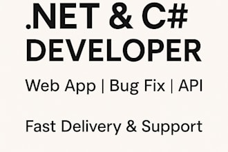 develop or fix your dot net and c sharp web application