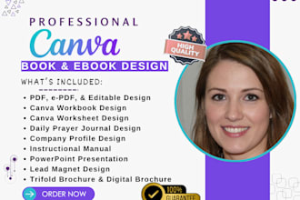 do canva workbook prayer journal daily devotional trifold brochure pdf design