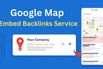 premium gmb embed backlinks with nap in real websites for local SEO and ranking
