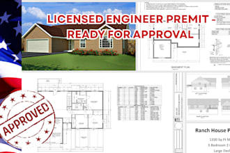 design architectural, structural floor plans, mep, blueprint plans stamp permit