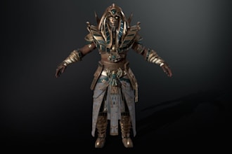 ue5 character,modular 3d sci fi character,skyrim game,rig for game,ue5 animation
