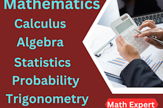 help you in math statistics calculus algebra probability and trigonometry
