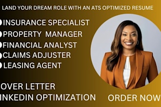 write real estate agent resume, insurance, claims adjuster, property manager cv