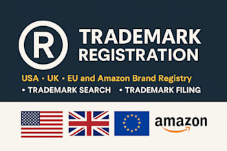 handle trademark registration USA UK eu for amazon brand registry