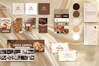 create a luxury signature logo and complete brand identity kit tailored