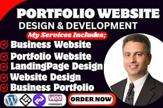 design or redesign a professional wordpress business, blog, or portfolio website