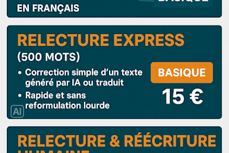 proofread and improve your ai generated french texts