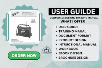 urgent interior user guide design user manual spec sheet instructional manual