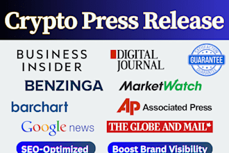 do crypto press release distribution in 24 hours