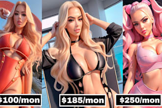 develop nsfw ai influencer website, multi model marketplace, nsfw ai fashion web