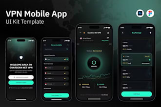 create vpn app, mobile app, flutter app