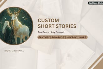 craft a creative story based on your idea or prompt