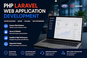 develop PHP, laravel, codeigniter crud with full backend and frontend validation