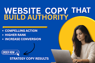 do convincing sales copy and website copywriting