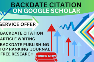 write free research article backdate google scholar citation top ranking journal