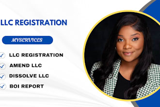 do llc registration, company registration, amend llc, dissolve llc, ein