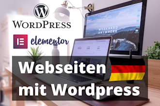 baue dir eine moderne wordpress webseite für dein business mit elementor