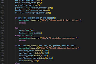 make you a python program
