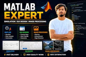 develop matlab script, simulink and data analysis projects