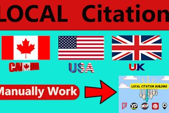 build local citations and business listing 350 local citations