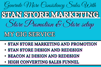 do stan store setup, beacons ai store setup, stan store marketing and promotion