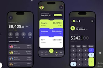 blockchain developer web3 dapp token nft smart contract crypto bot backend
