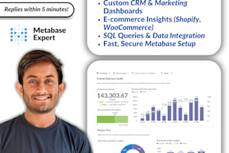 build custom metabase dashboards with clean, actionable insights