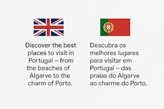 translate from english to portuguese or portuguese to english