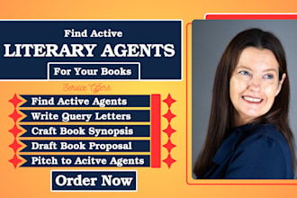 find active literary agent, write query letter for fiction, non fiction, memoir